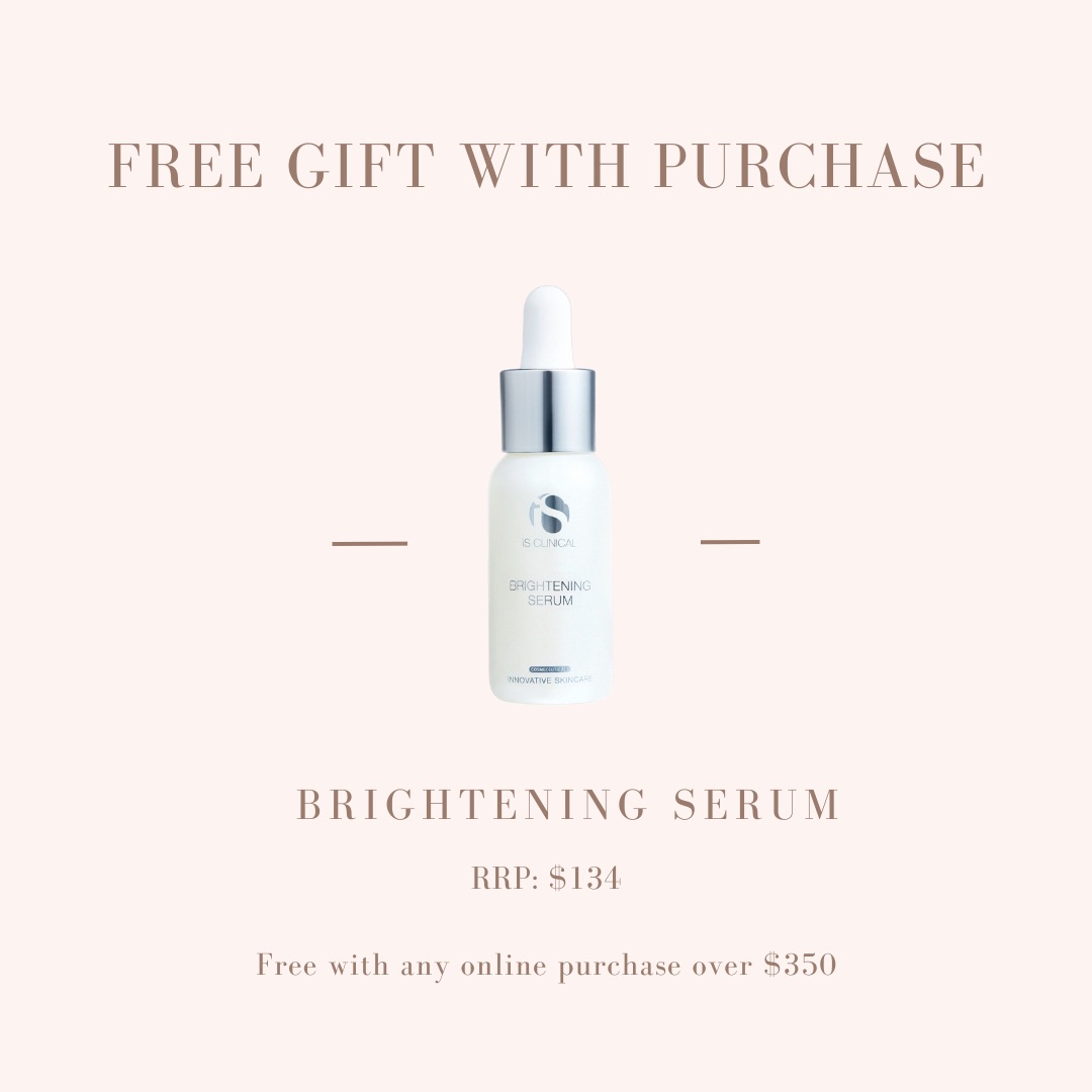Free Brightening Serum with any purchase over $350